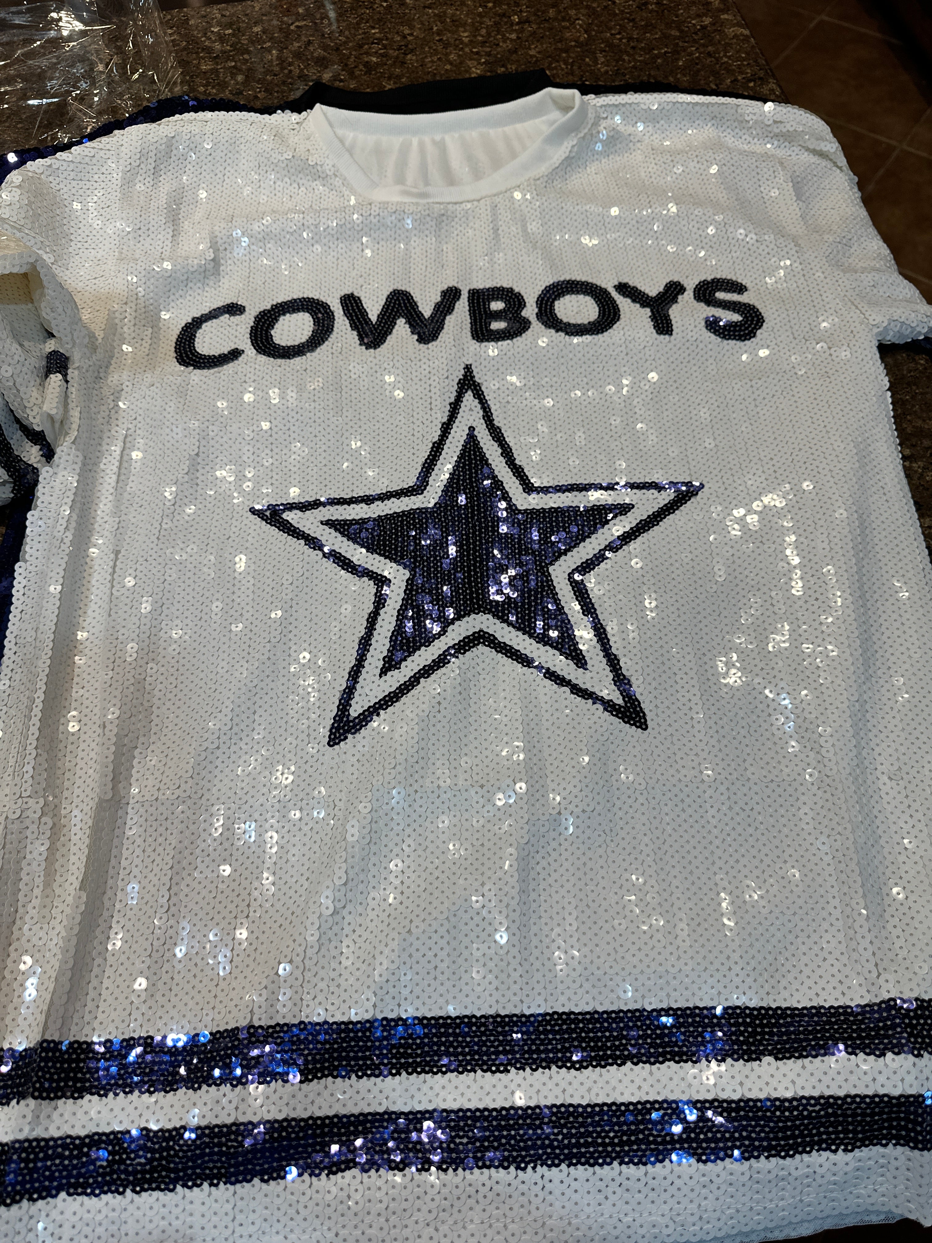 Dallas cowboys glitter clearance jersey