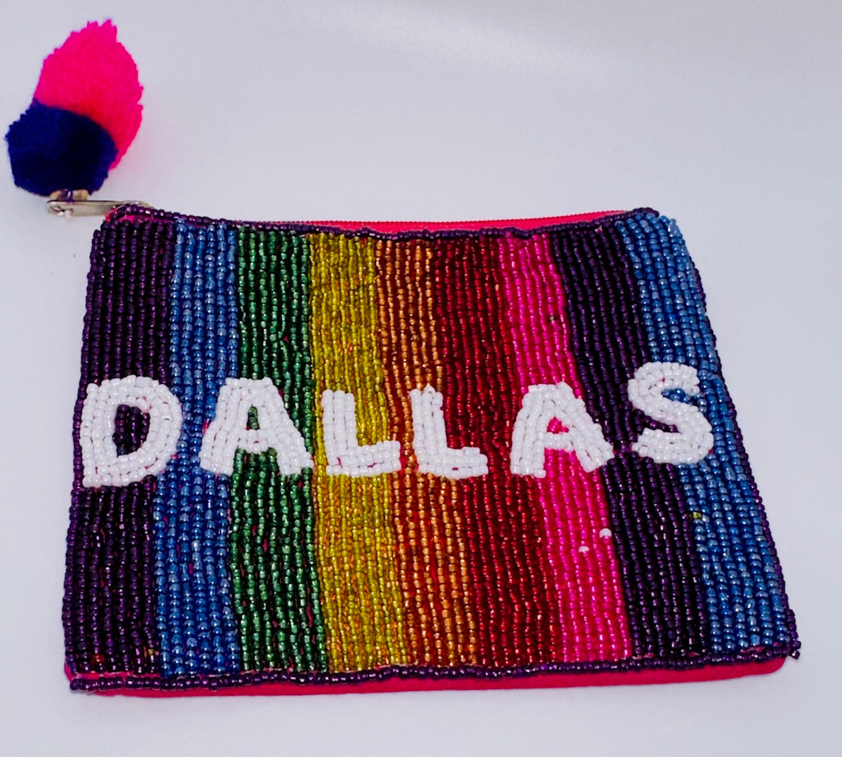 Dallas Beaded Coin Pouch