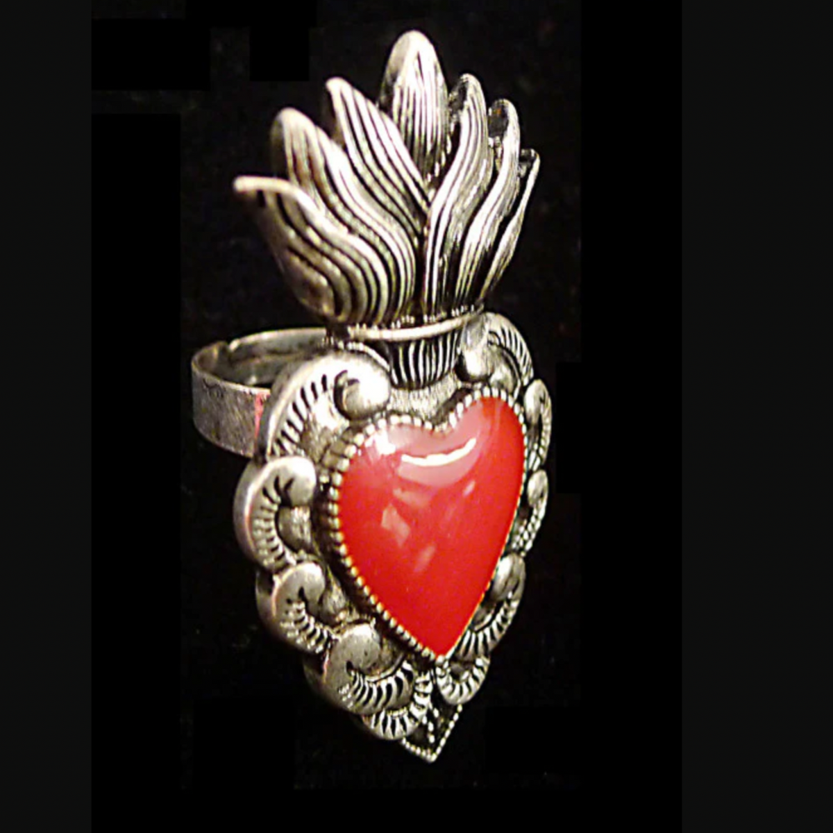 Xochico - Sacred Heart style Ring